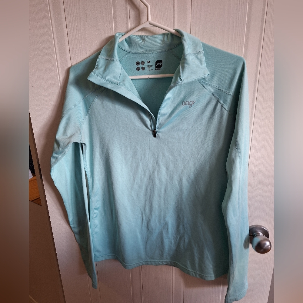 Orage Light Green Women's Top